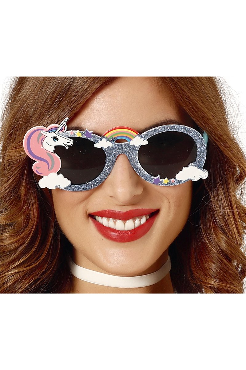 GLITTER UNICORN GLASSES