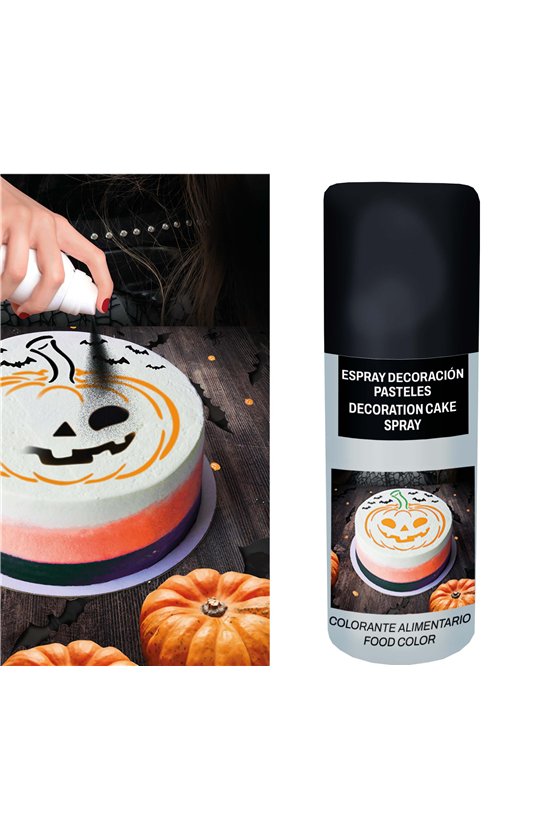 CAKE DECORATING SPRAY, BLACK, 100 ML