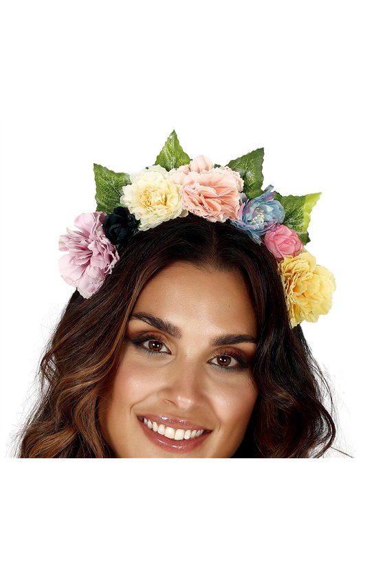 MULTICOLOUR FLOWER HAIRBAND