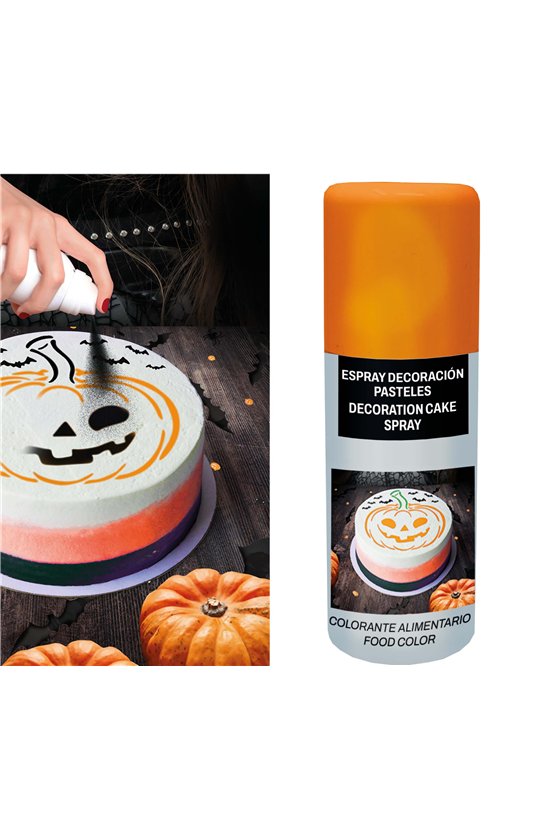 CAKE DECORATING SPRAY, ORANGE, 100 ML