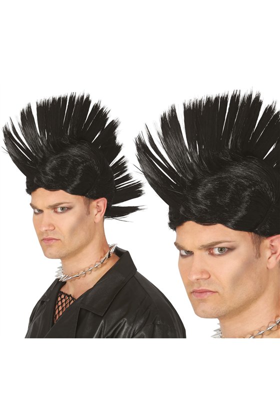 BLACK PUNK WIG (BOX CONTAINER)