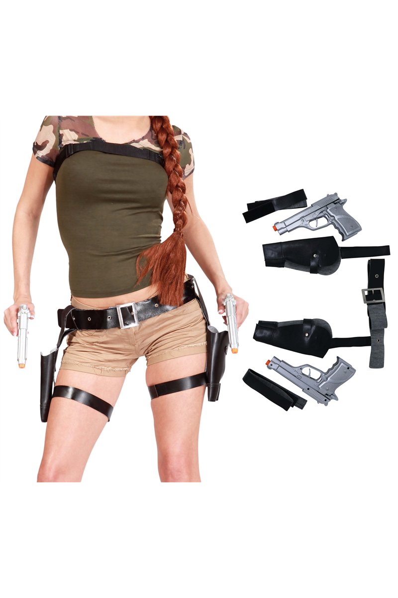 DOUBLE HOLSTER WITH GUNS