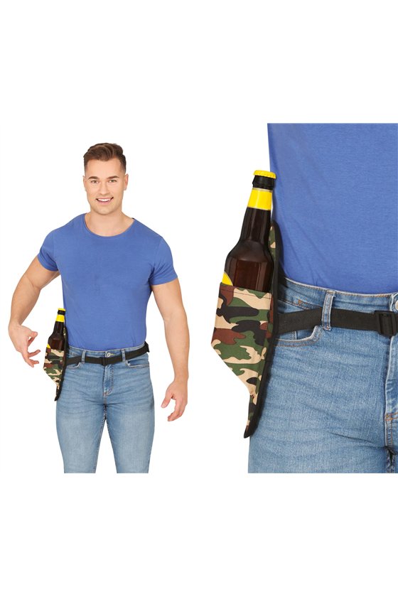 BOTTLE HOLDER IN CAMOUFLAGE COLORS
