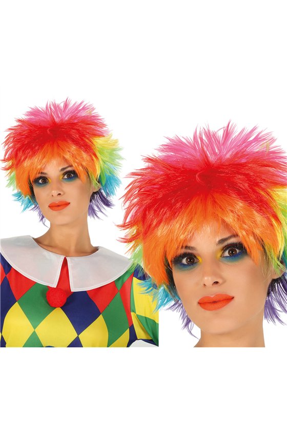 LONG MANE MULTICOLOR WIG HQ (BOX CONTAIN