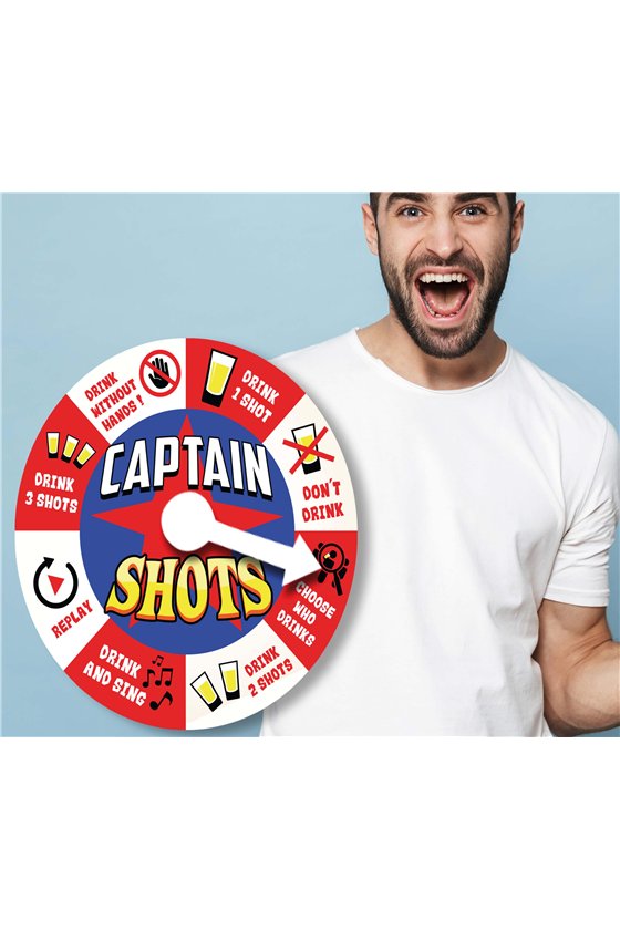 CAPTAIN SHOTS ROULETTE, 40 CMS