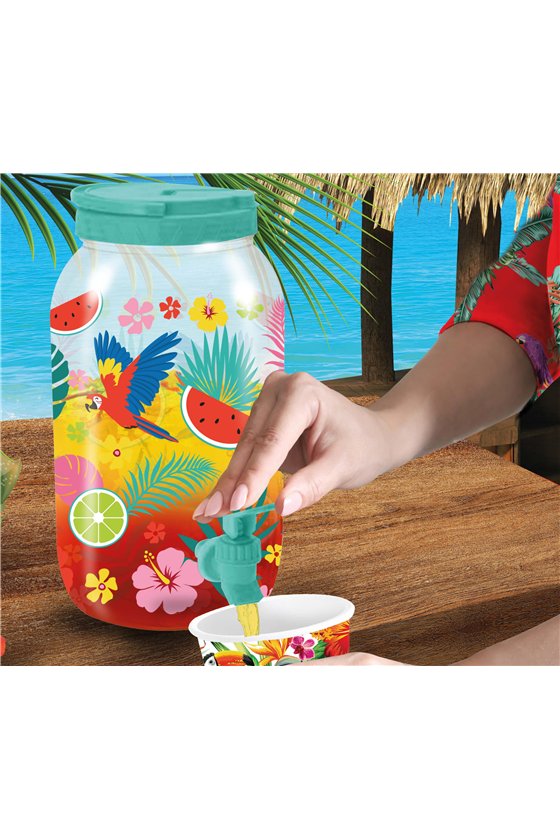 TROPICAL HAWAII BEVERAGE DISPENSER, 4 L