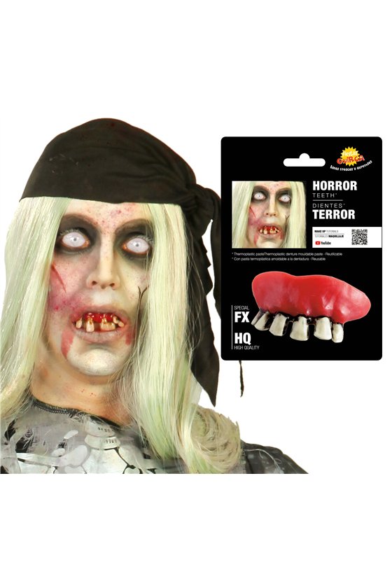 ZOMBIE TEETH WITH THERMOPLASTIC PASTE