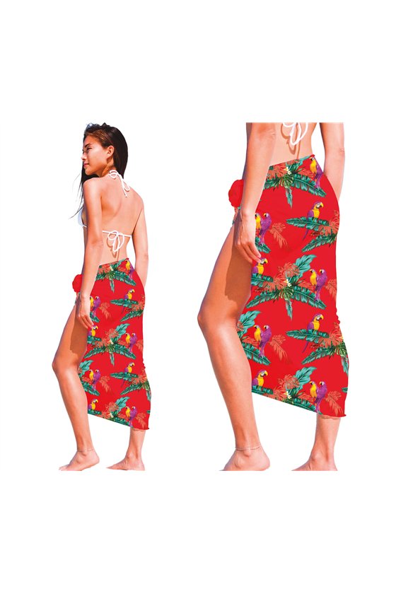 RED SARONG 150X100 CM