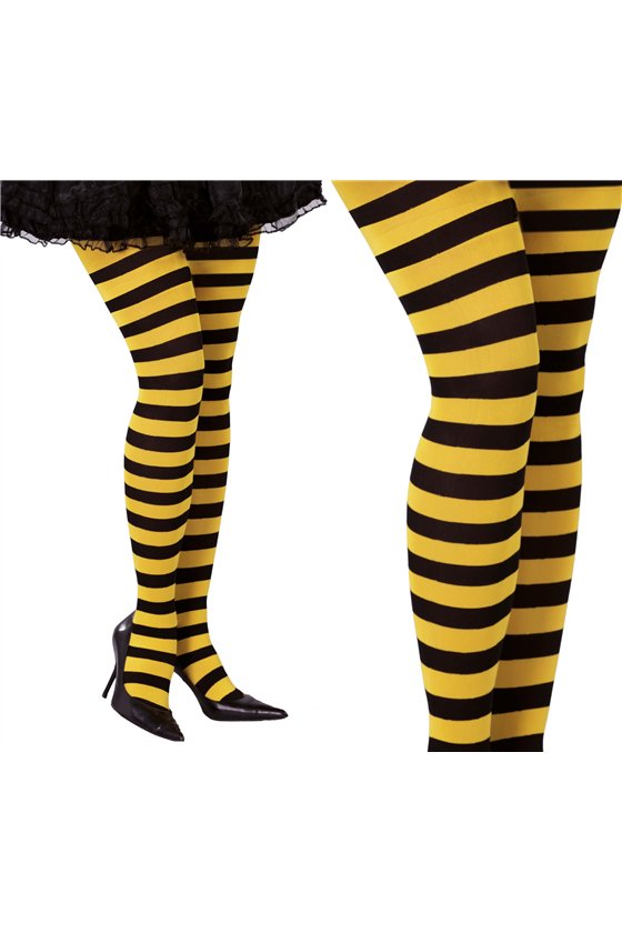 STRIPPED YELLOW TIGHTS