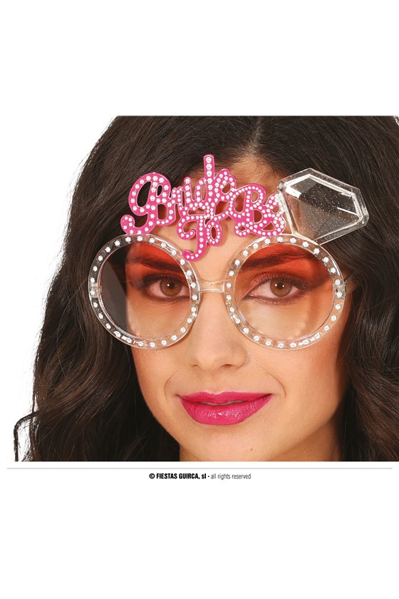 BRIDE GLASSES WITH DIAMONDS, ADULTS
