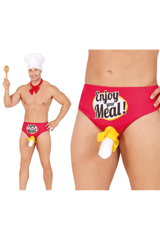 FUNNY UNDERPANTS "ENJOY YOUR MEAL!", ADULTS