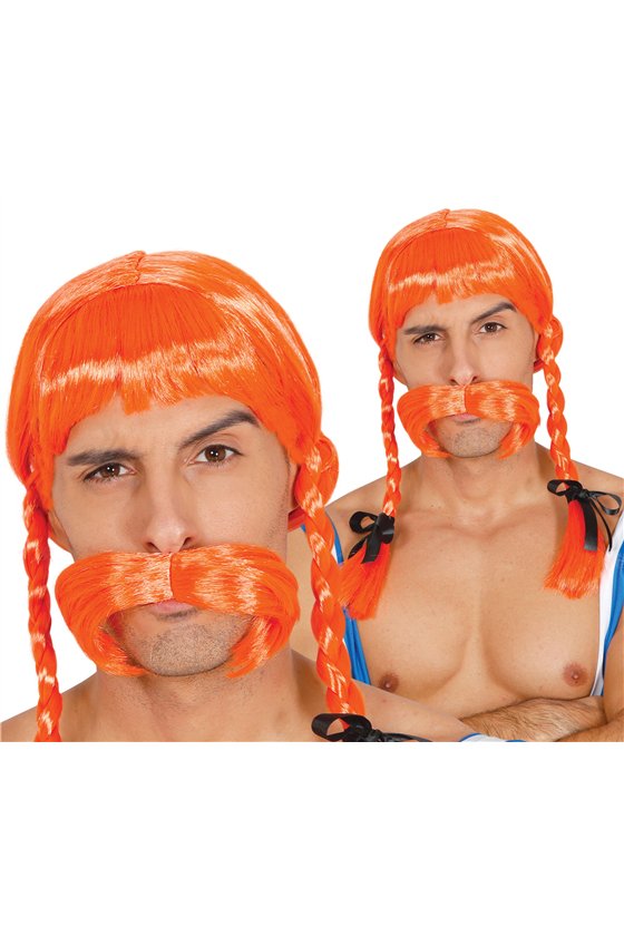 ORANGE GAUL WIG