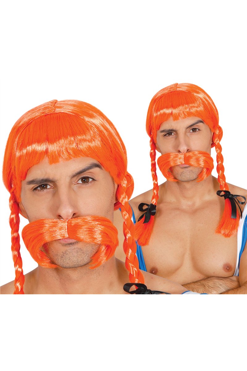 ORANGE GAUL WIG