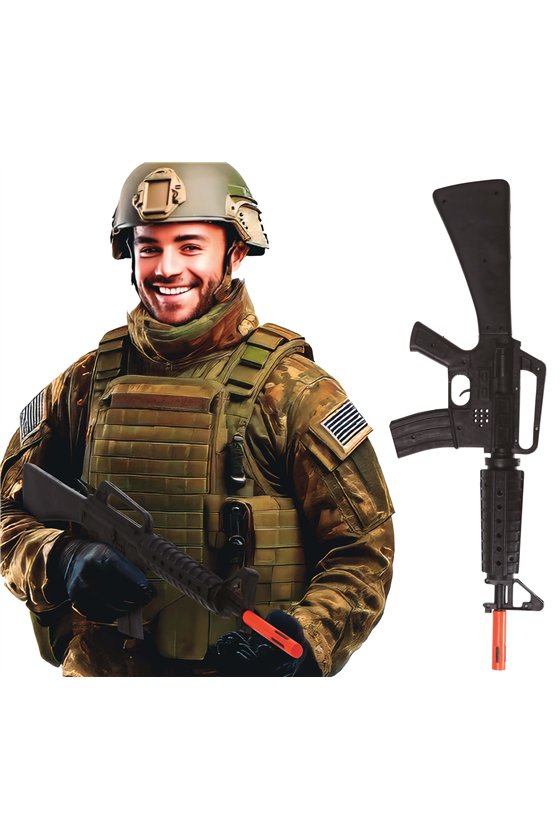SUBMACHINE GUN WITH SOUND, 62 CM