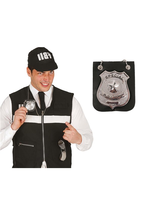 HANGING POLICE BADGE