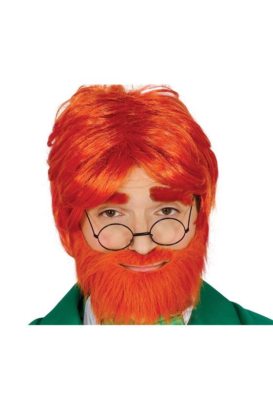 RED-HAIRED WIG WITH BEARD