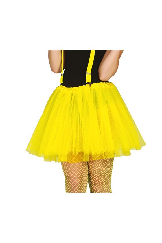 WOMAN NEON YELLOW TUTU 40 CM