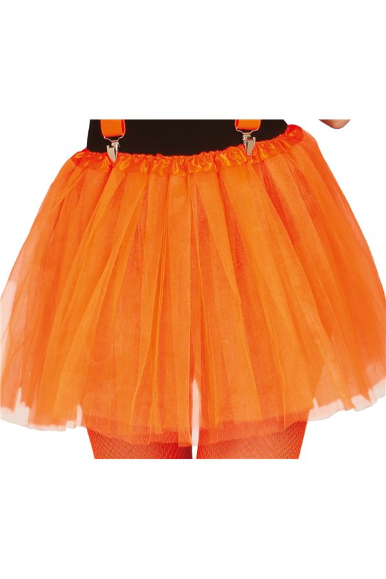 WOMAN NEON ORANGE TUTU 40 CM