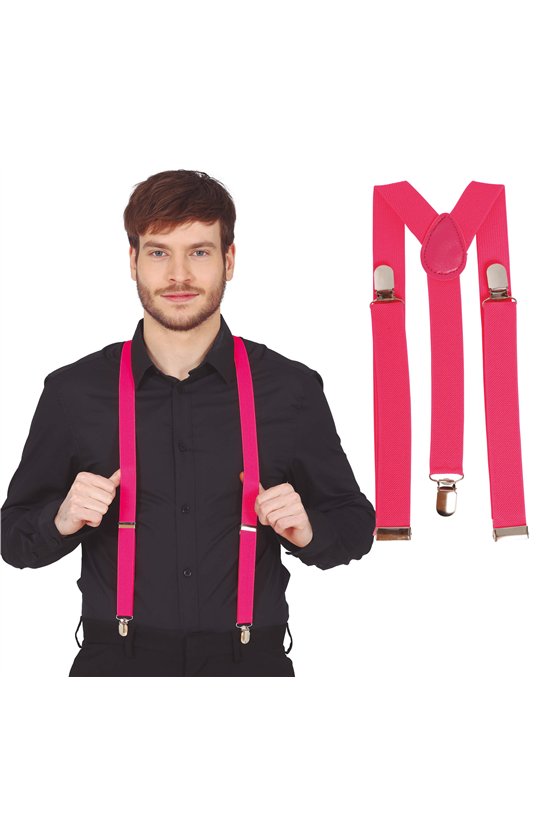 NEON FUCHSIA BRACES