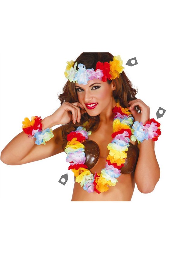EXTRA MULTICOLOUR HAWAIIAN SET