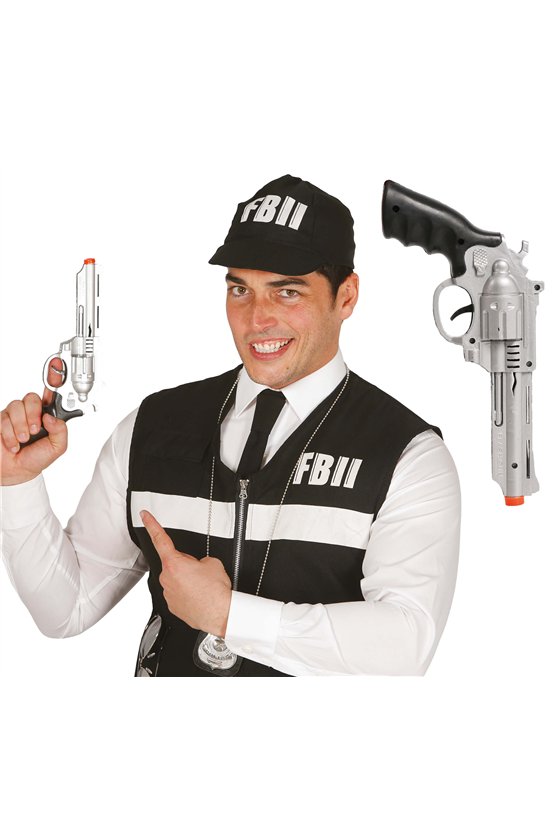 28 CM F.B.I. GUN, SILVER