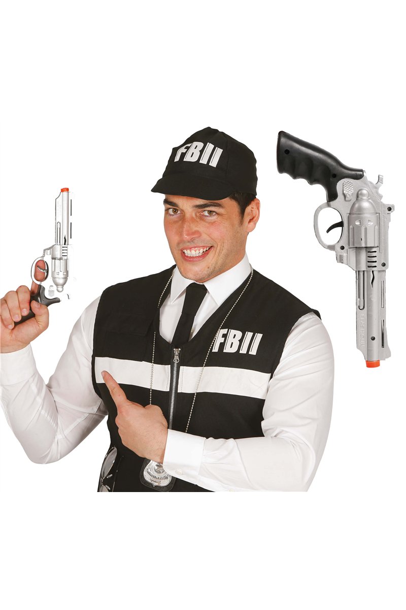 28 CM F.B.I. GUN, SILVER