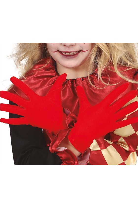 GLOVES, 18 CM, RED, CHILDREN'S, H.Q.  