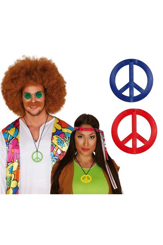 7 CM ASSORTED COLOURS HIPPY PENDANTS