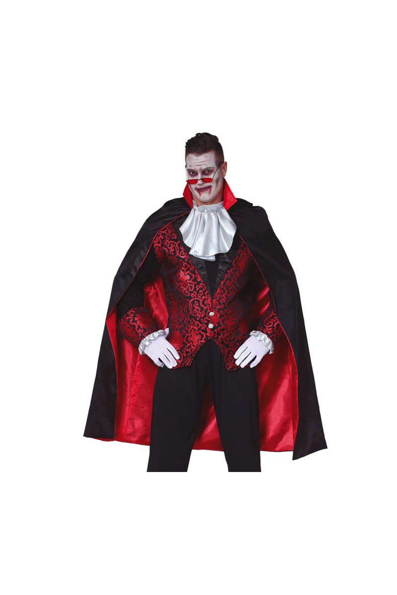 BLACK CLOACK  WITH RED LINING 115 CM