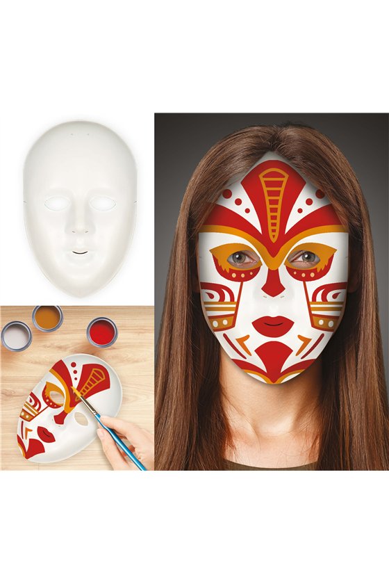 WHITE MASK PVC
