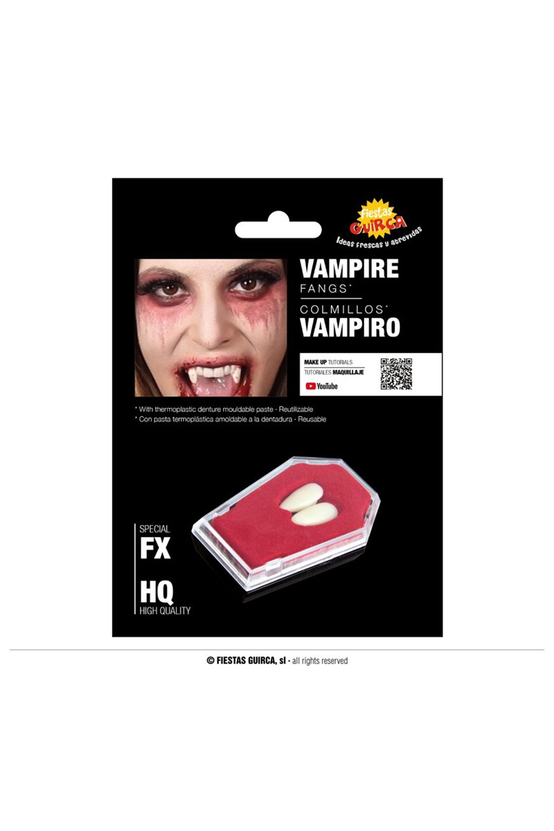 FANGS WITH THERMOPLASTIC PASTE