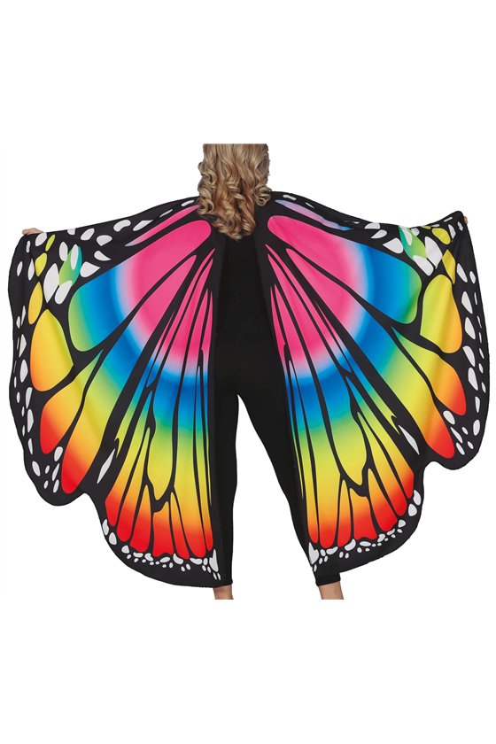 MULTICOLOR BUTTERFLY WINGS 160X130 CMS.