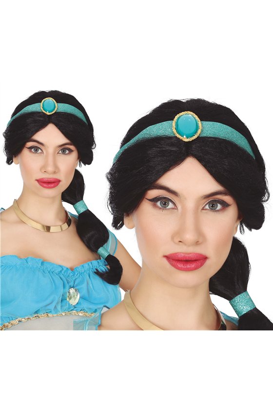 BLACK PONYTAIL CHILD WIG  (BOX IN CONTAI