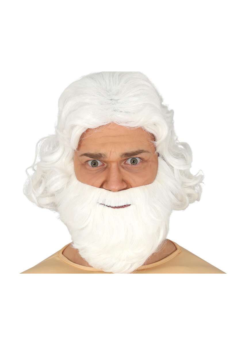 WIG AND WHITE BEARD  (BOX IN CONTAINER)