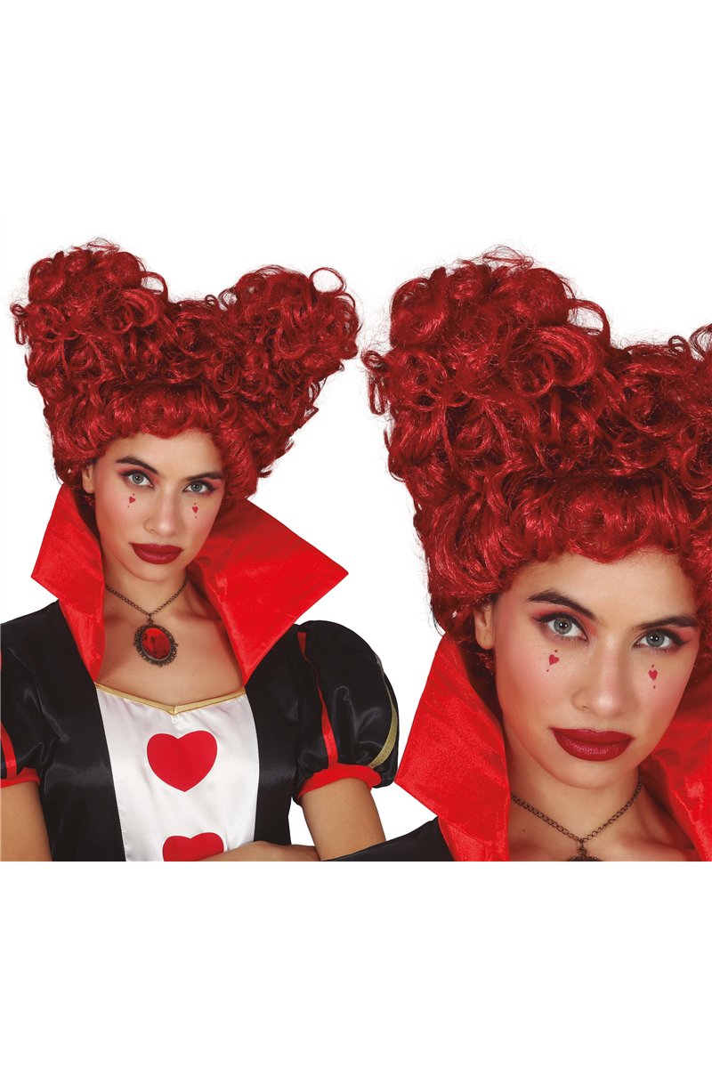 HEART REDHAIRED WIG  (BOX IN CONTAINER)