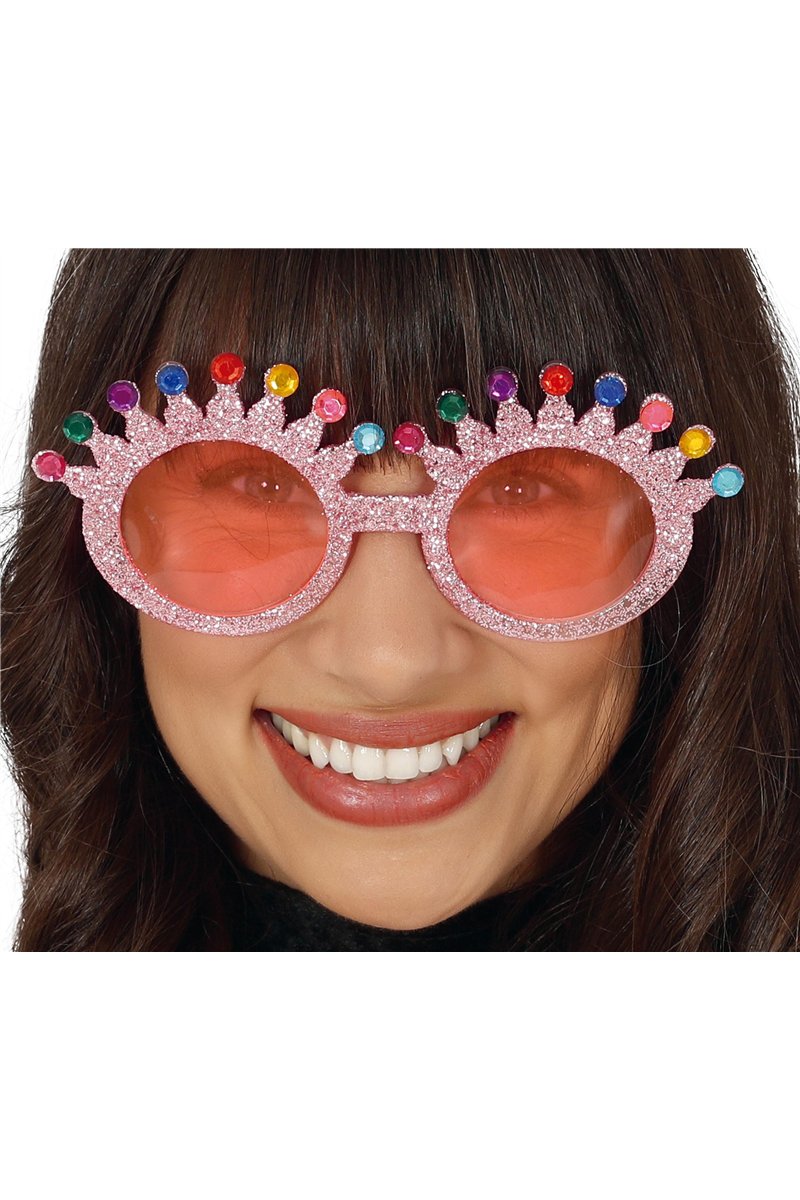 GLITTER GLASSES PINK