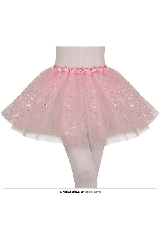 PINK TUTU WITH STARS 30 CM, CHILDREN