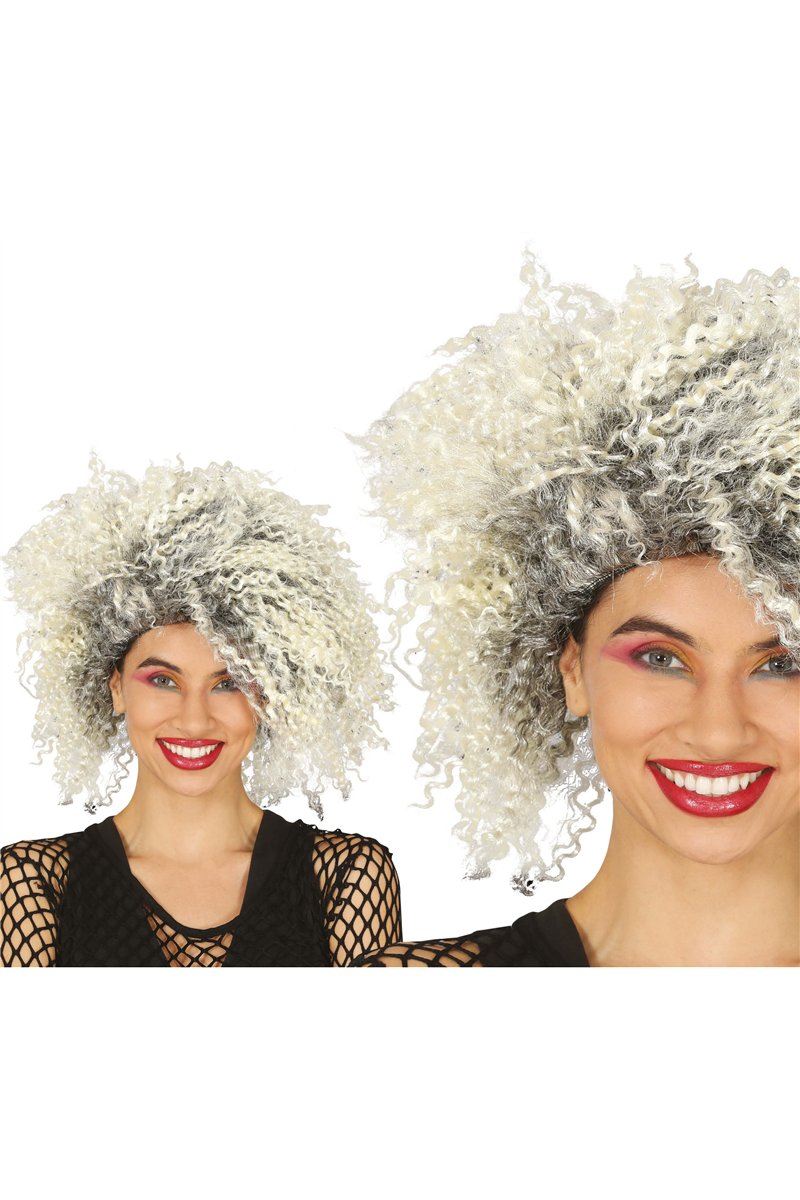 BLONDE CURLY WICK WIG  (BOX IN CONTAINER