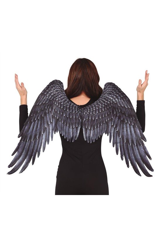 BLACK CLOTH ANGEL WINGS