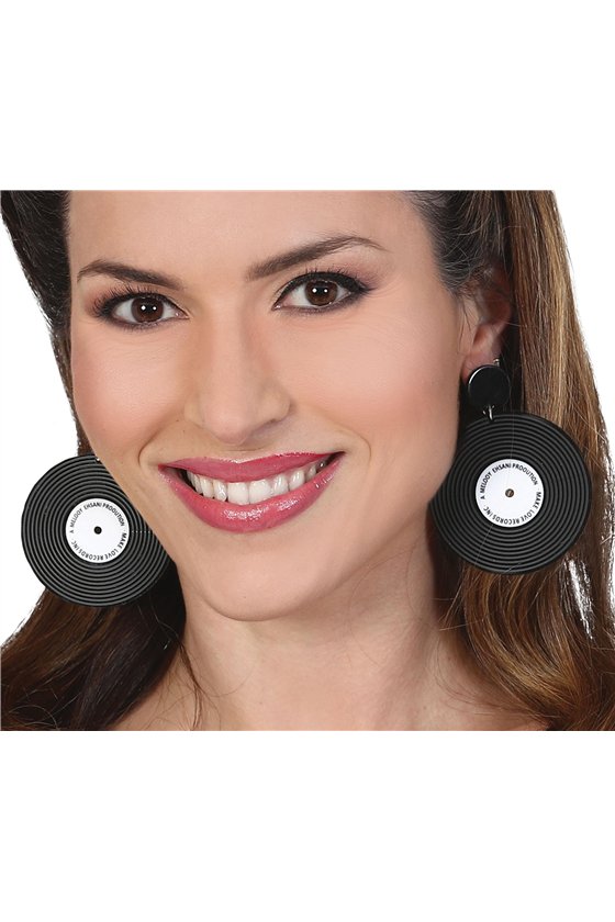 VINYL RECORD EARRINGS
