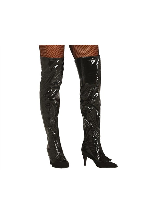 BLACK BOOT COVERS, 60 CMS