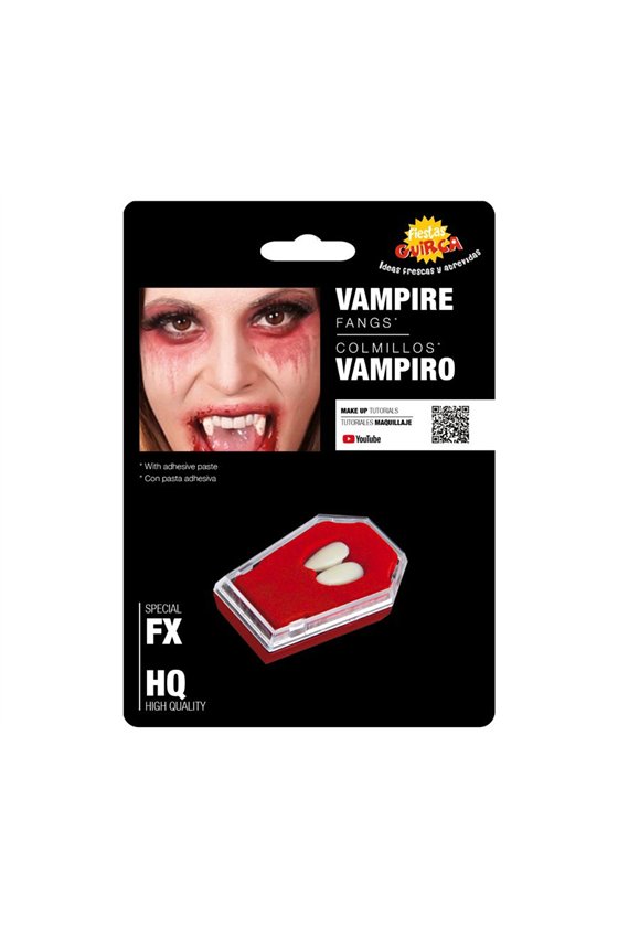 VAMPIRE FANGS WITH ADHESIVE