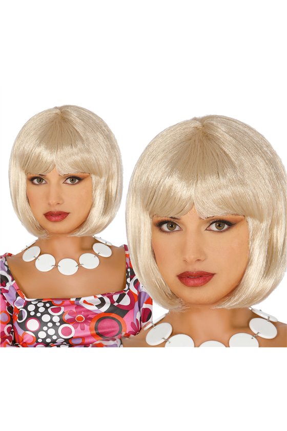 SHORT BLONDE WIG (BOX CONTAINER)