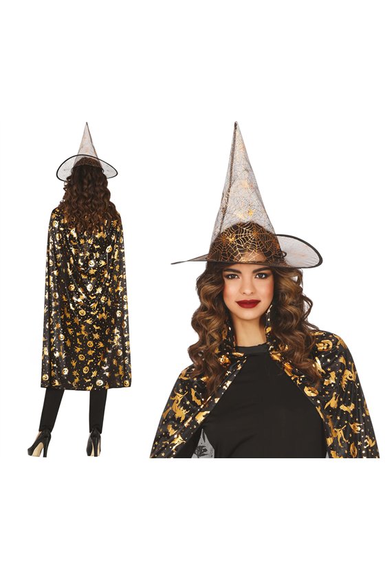 HAT AND CAPE WITH SET 110 CM ADULT