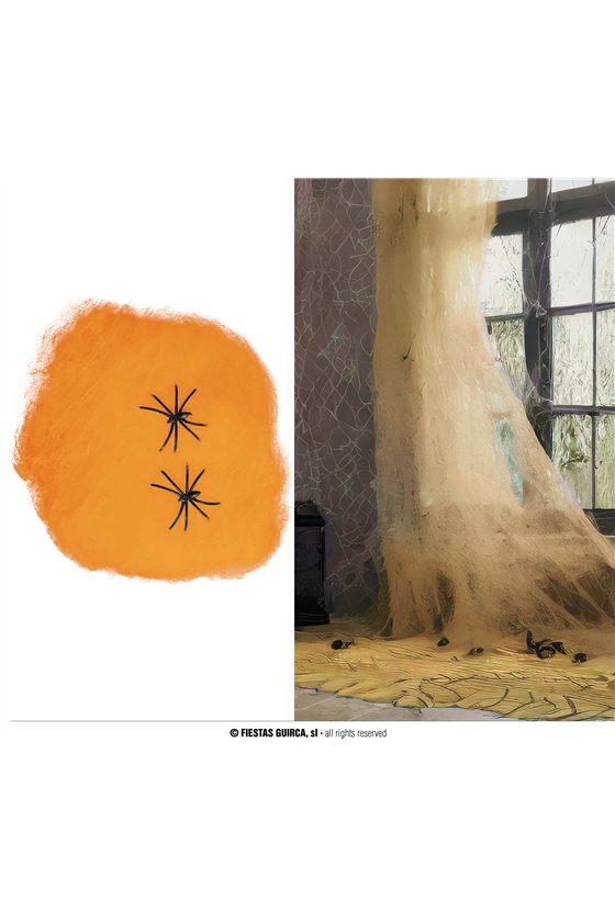 SPIDER WEB BAG, 100 GR., ORANGE