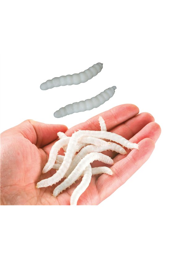 BLISTER PACK 20 ELASTIC WORMS 4 CMS