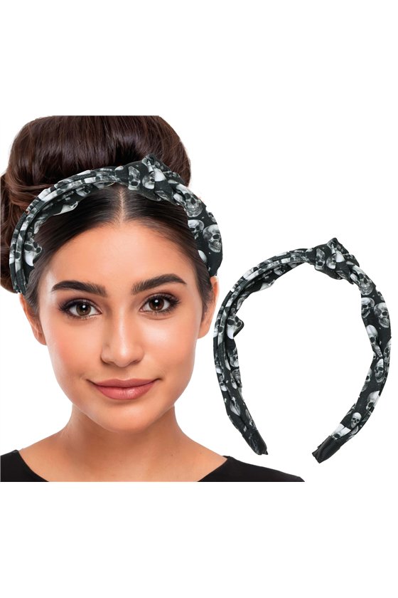 FABRIC HEADBAND GHOSTS 