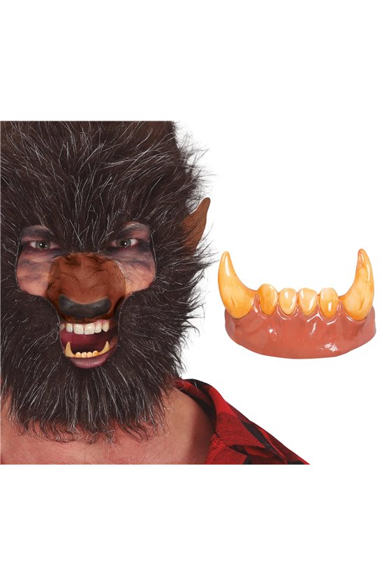 TEETH WITH WOLFMAN FANGS PVC