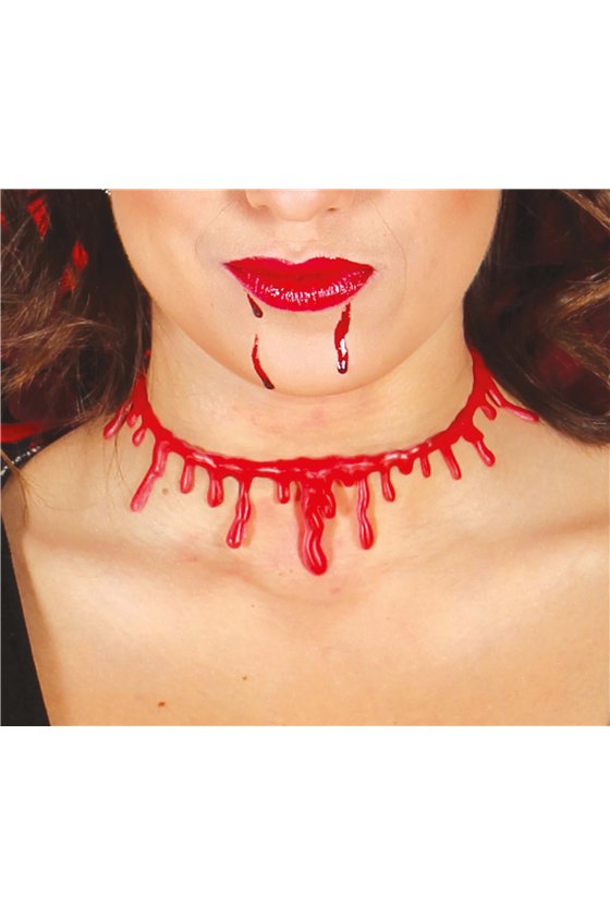 CUT THROAT SCAR NECKLACE