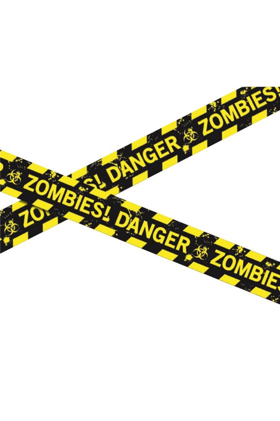 ZOMBIE POLICE RIBBON,  6 MT 7.6 CMS